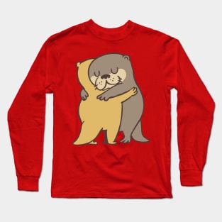 Otter Hugs Long Sleeve T-Shirt